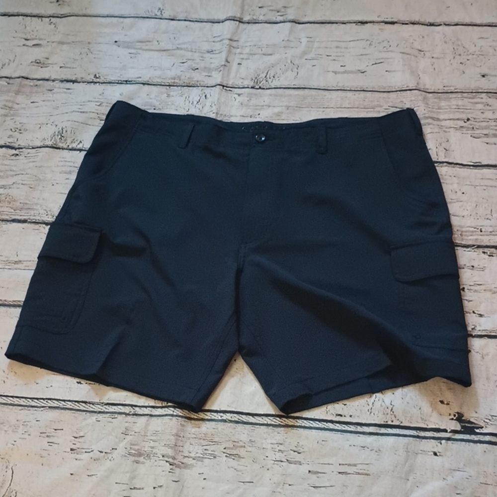 Savane Men's Navy Blue Lightweight Cargo Shorts 40